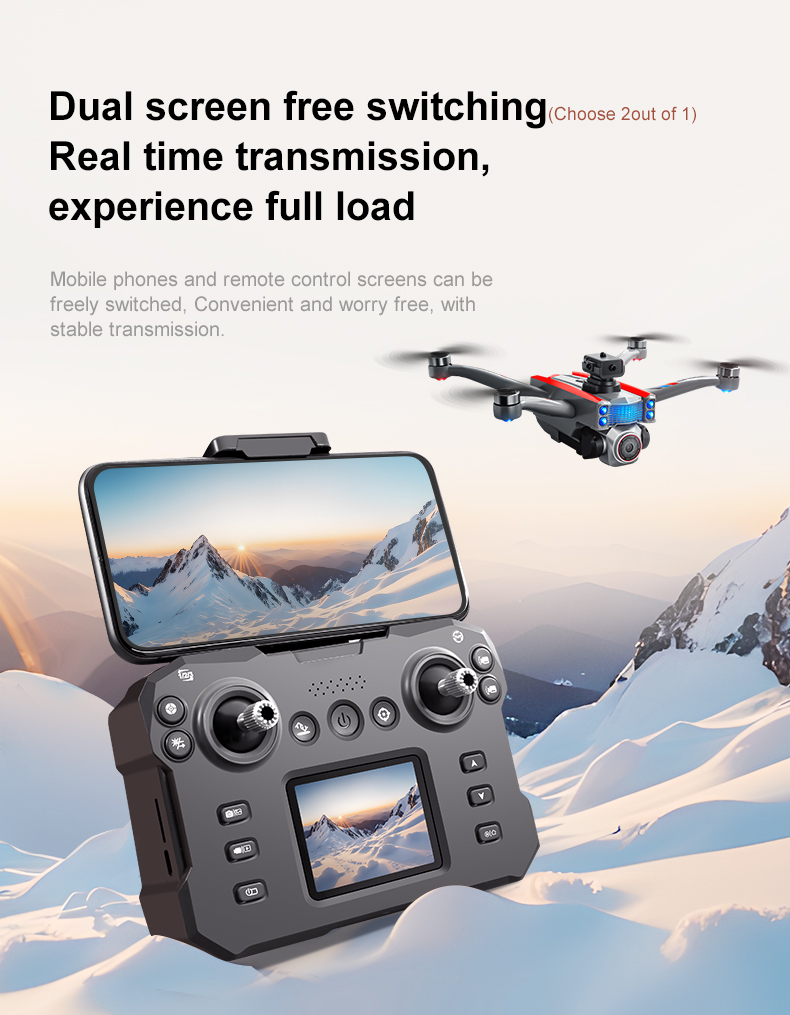 Drone Camera Professional - Drone professionnel avec écran 4K, caméra