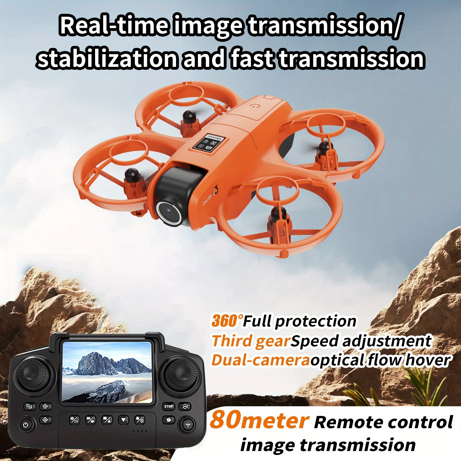 Drone Camera 4K - Drone de voyage pliable YL3, caméras