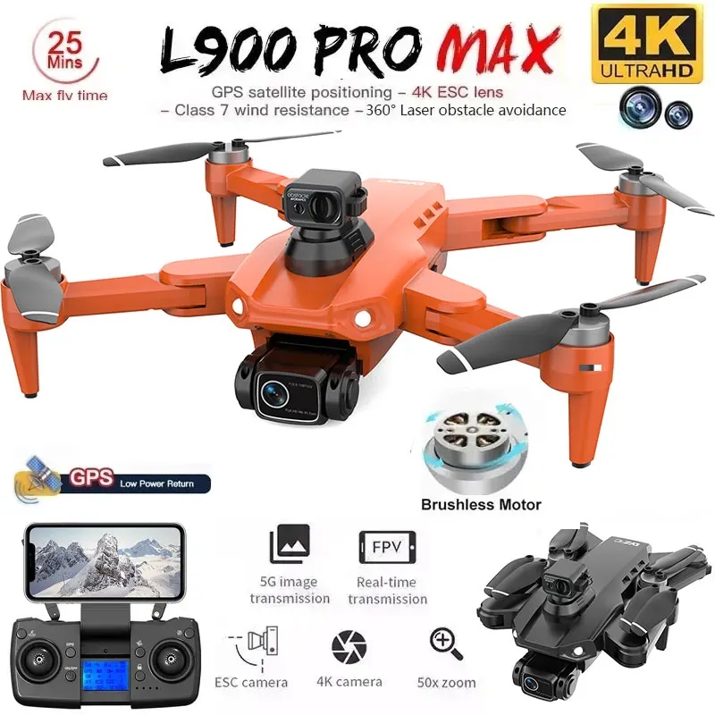 Drone GPS L900 Pro MAX 4K prof - Drone Camera 4K avis et prix