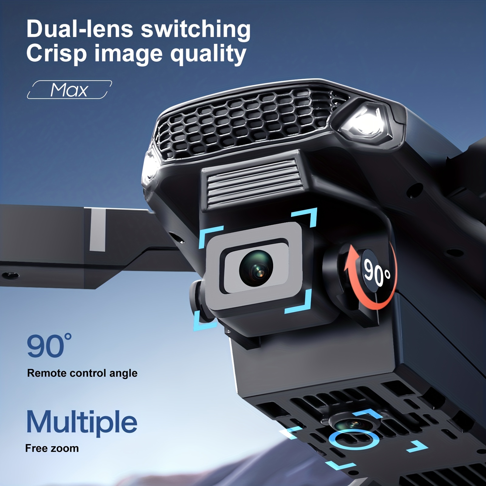 Drone pliable E88 PRO MAX amél - Drone Camera Professional avis et prix