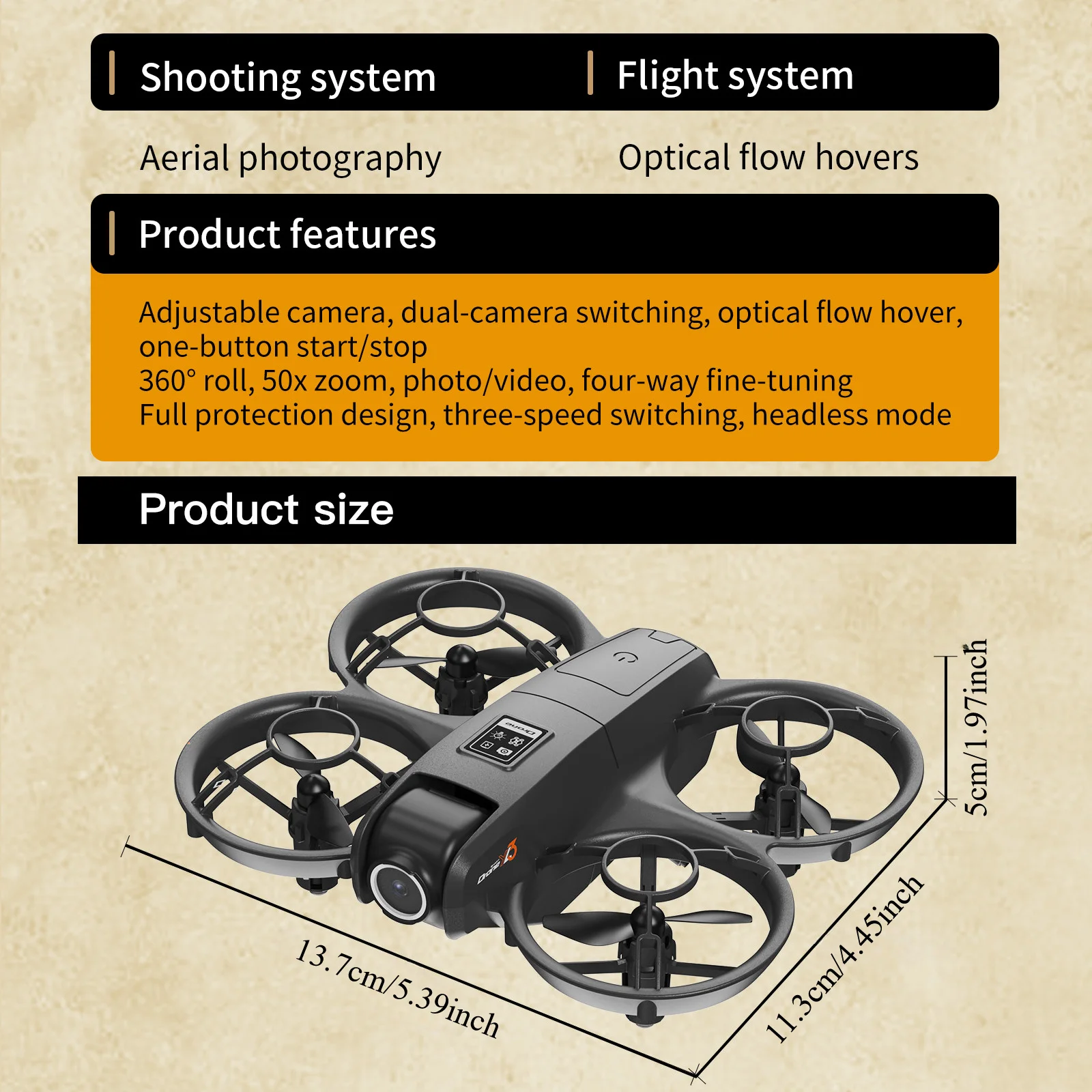 Drone de voyage pliable YL3, c - Drone Camera 4K avis et prix