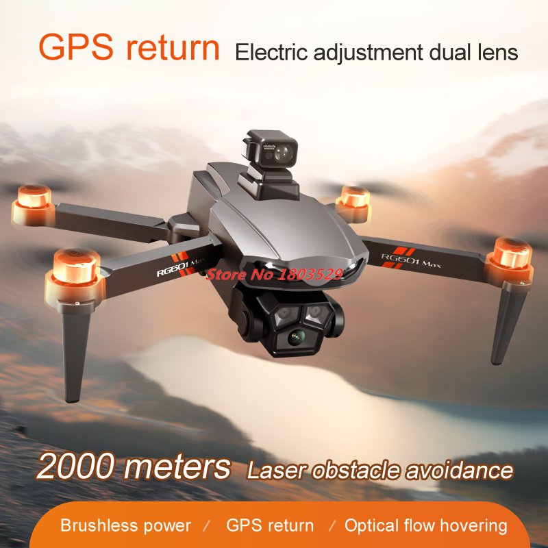Drone GPS sans balais, caméra  - Drone Camera Hd avis et prix